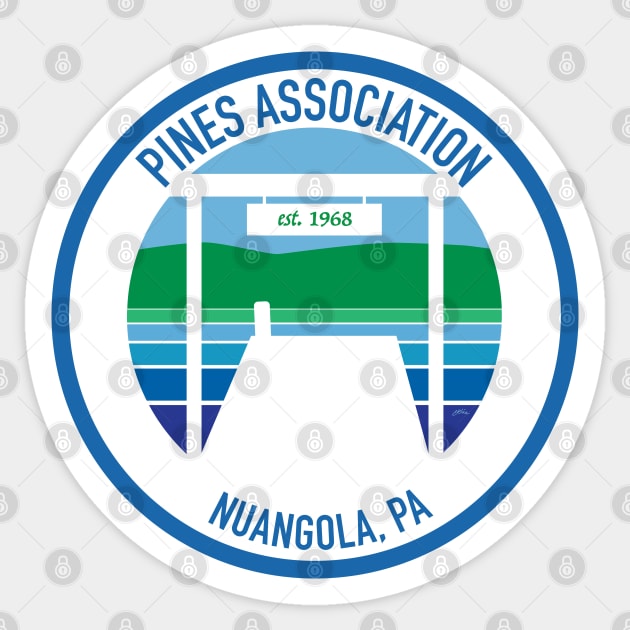 Pines Assoc. Sticker by CKline